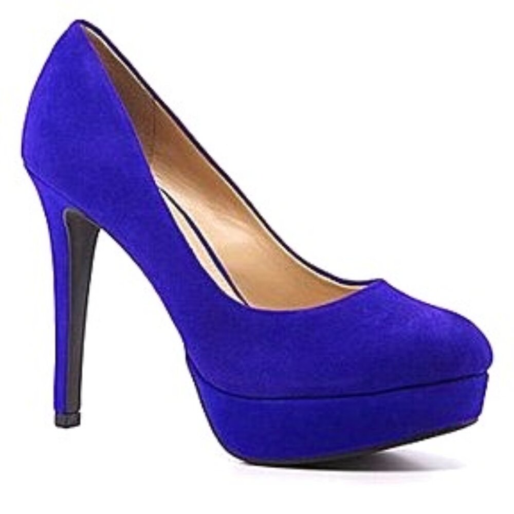 Indigo Spike Pumps